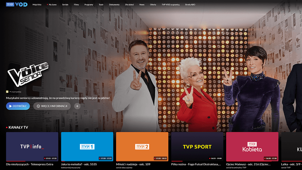 TVP VOD — Poland's largest TV network publishes its VOD catalogue via Redge Media
