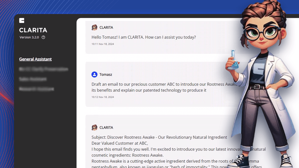 Clarita — Clariant's generative AI chatbot