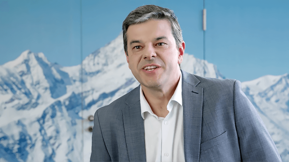 Photo of César Chocou, Head of Global IT at Clariant, talking about partnership with AWS